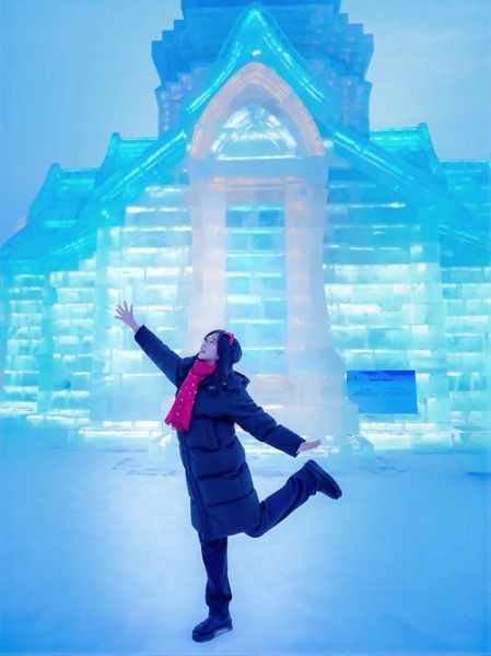 哈尔滨冰雪大世界怎么拍_夜景人像参数设置