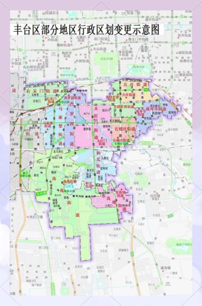 北京丰台区地图_丰台区有哪些热门商圈
