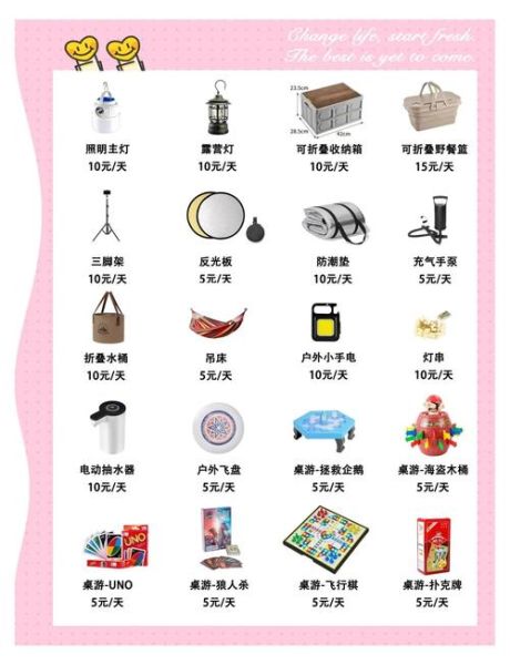 户外体育用品怎么选_露营装备清单