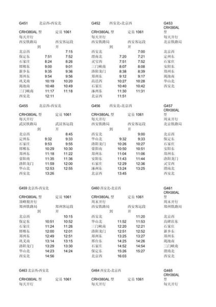 西安到北京火车多久_西安到北京高铁票价