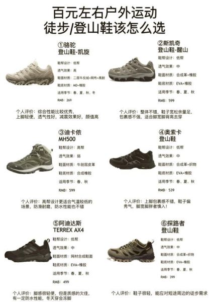 户外登山鞋哪个牌子好_如何挑选登山鞋