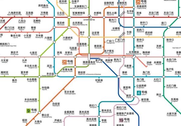 北京地铁线路图_北京地铁线路图最新版
