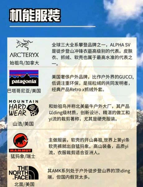国内户外品牌排名_哪个户外品牌质量好