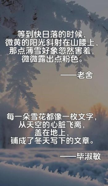 冰雪早已覆盖我的足迹_如何写出动人雪景散文