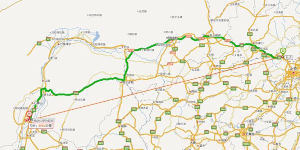 北京到银川多少公里_北京到银川自驾路线怎么走