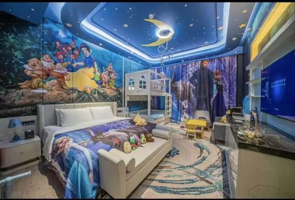 上海冰雪奇缘主题酒店多少钱_亲子房怎么订