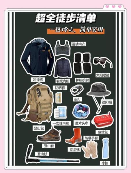 驴友户外行装备清单_新手徒步路线推荐