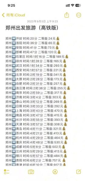 北京到郑州高铁时刻表查询_如何选最快车次