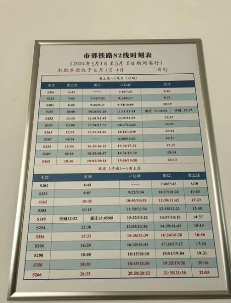 北京地铁s2线票价_北京地铁s2线时刻表