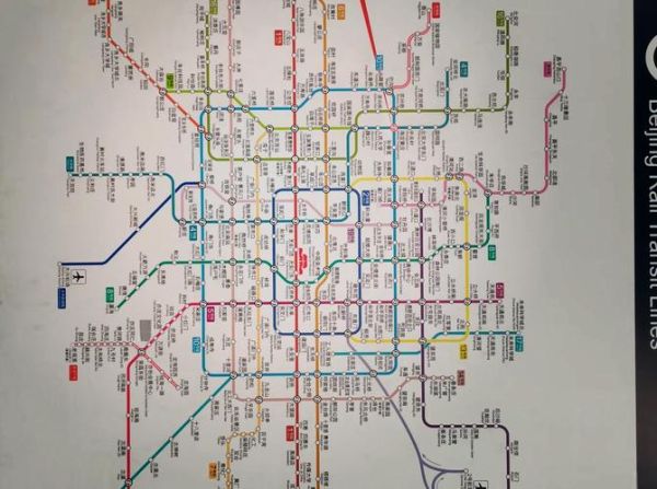 北京地铁线路图怎么看_北京各区分布图详解