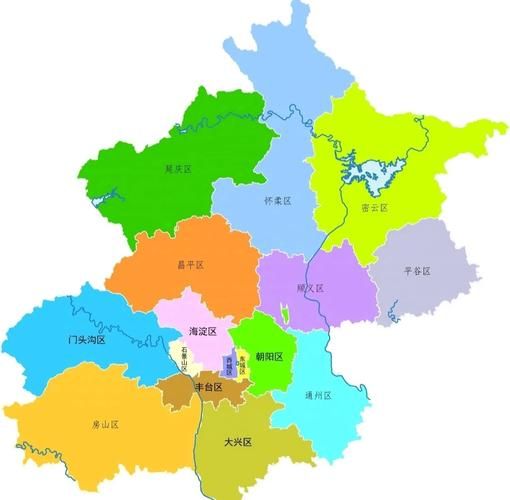北京有哪些区县_北京各区县分布图