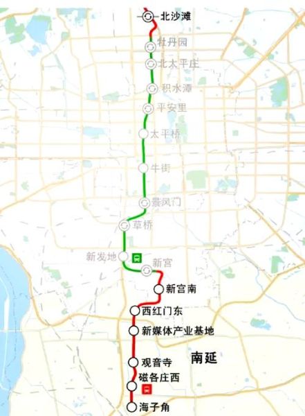 北京地铁19号线二期什么时候开通_站点线路图