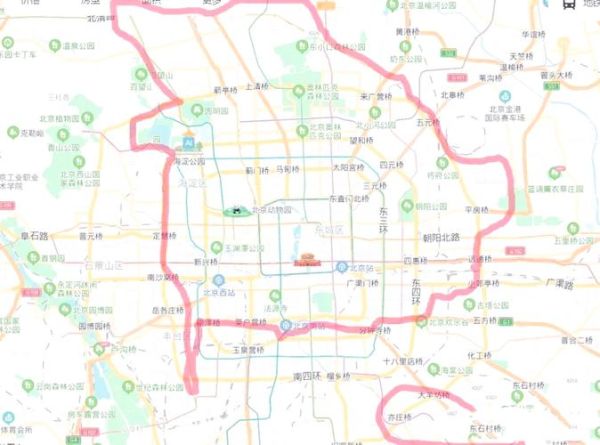 北京五环内面积有多大_五环内到底包含哪些区